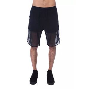 Nicolo Tonetto Black Polyester Men Men's Short